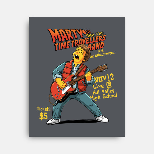The Time Travelers Band-None-Stretched-Canvas-P1yu5h