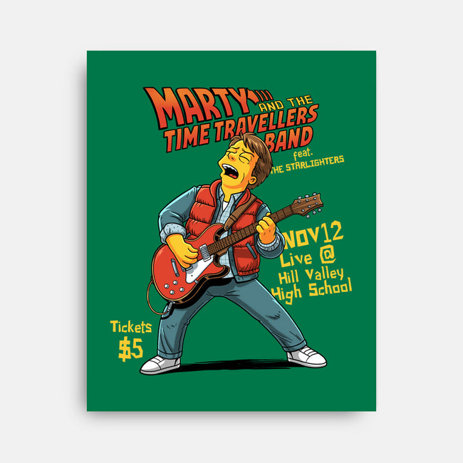 The Time Travelers Band-None-Stretched-Canvas-P1yu5h