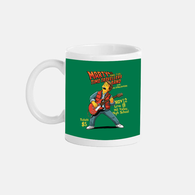 The Time Travelers Band-None-Mug-Drinkware-P1yu5h
