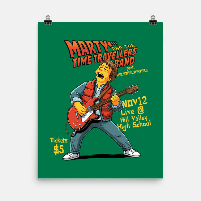 The Time Travelers Band-None-Matte-Poster-P1yu5h