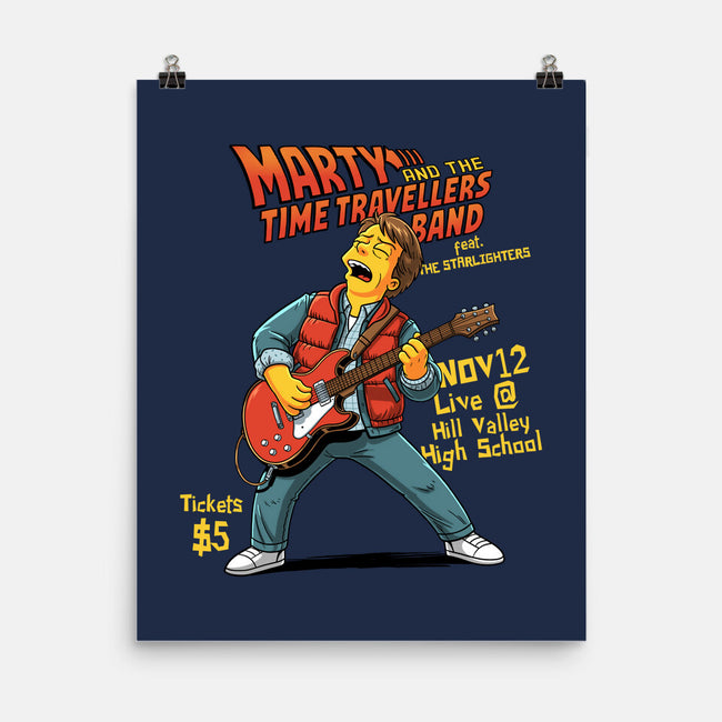 The Time Travelers Band-None-Matte-Poster-P1yu5h