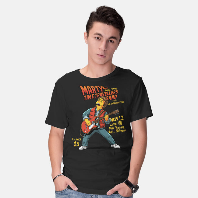 The Time Travelers Band-Mens-Basic-Tee-P1yu5h