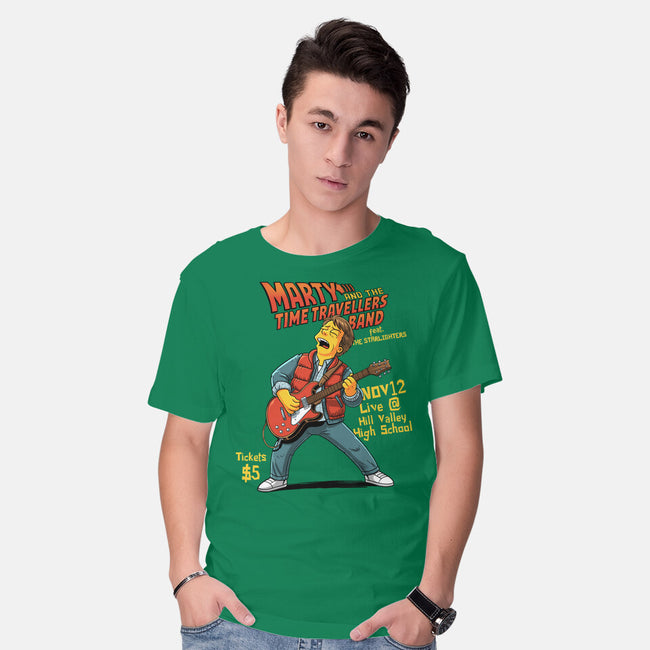 The Time Travelers Band-Mens-Basic-Tee-P1yu5h