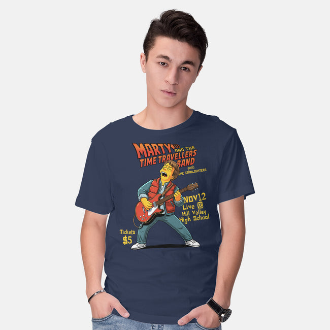 The Time Travelers Band-Mens-Basic-Tee-P1yu5h