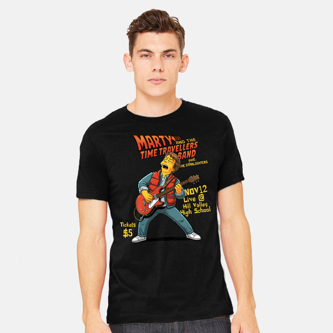 The Time Travelers Band-Mens-Heavyweight-Tee-P1yu5h