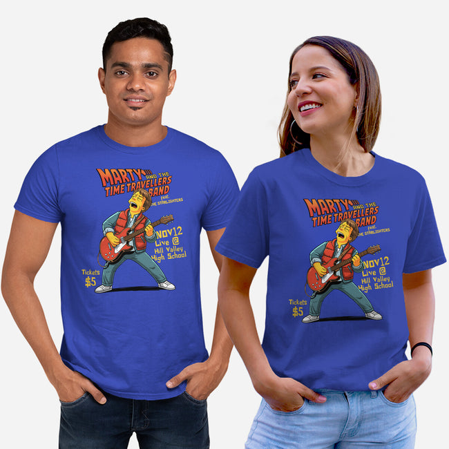 The Time Travelers Band-Unisex-Basic-Tee-P1yu5h