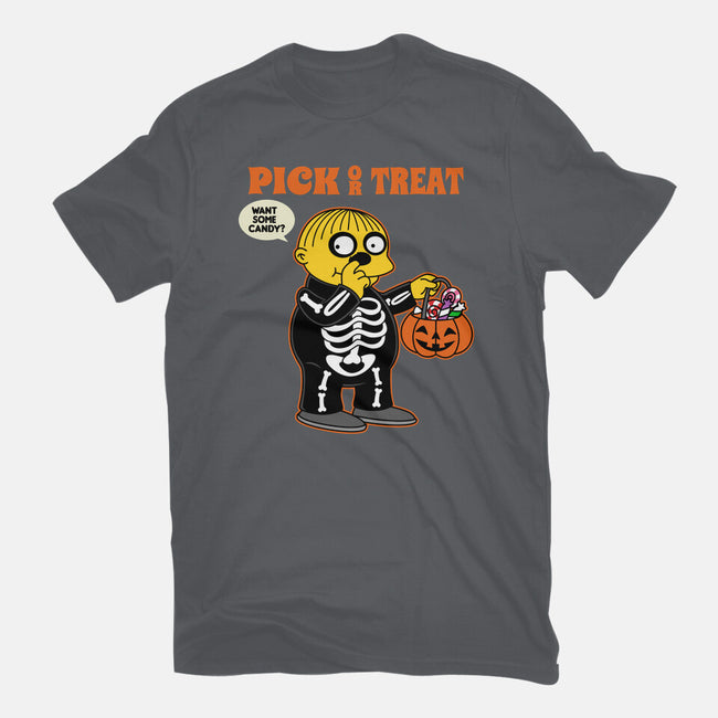 Pick Or Treat-Womens-Basic-Tee-Boggs Nicolas