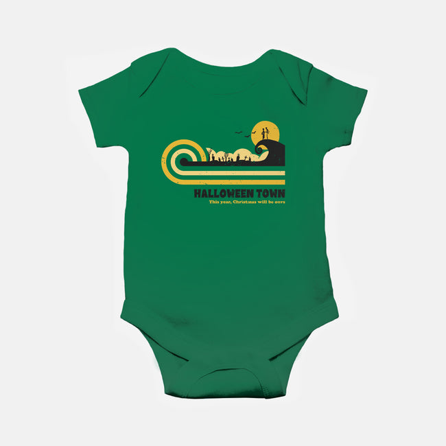Retro Vintage Halloween-Baby-Basic-Onesie-retrodivision