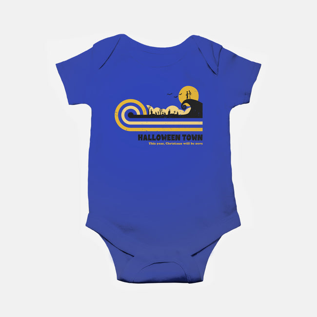Retro Vintage Halloween-Baby-Basic-Onesie-retrodivision