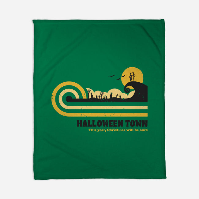 Retro Vintage Halloween-None-Fleece-Blanket-retrodivision