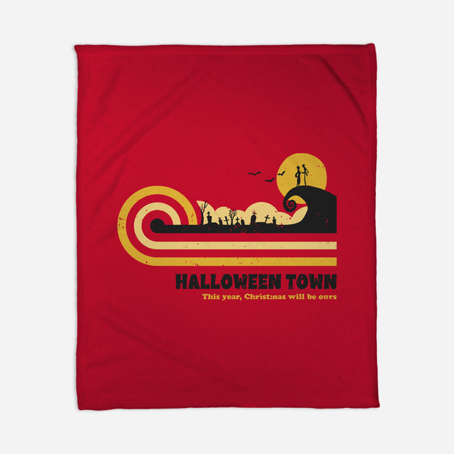 Retro Vintage Halloween-None-Fleece-Blanket-retrodivision