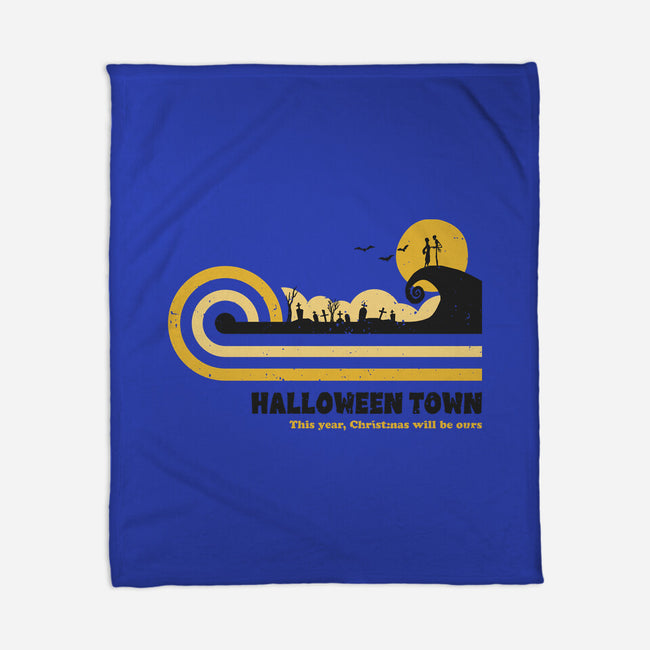 Retro Vintage Halloween-None-Fleece-Blanket-retrodivision