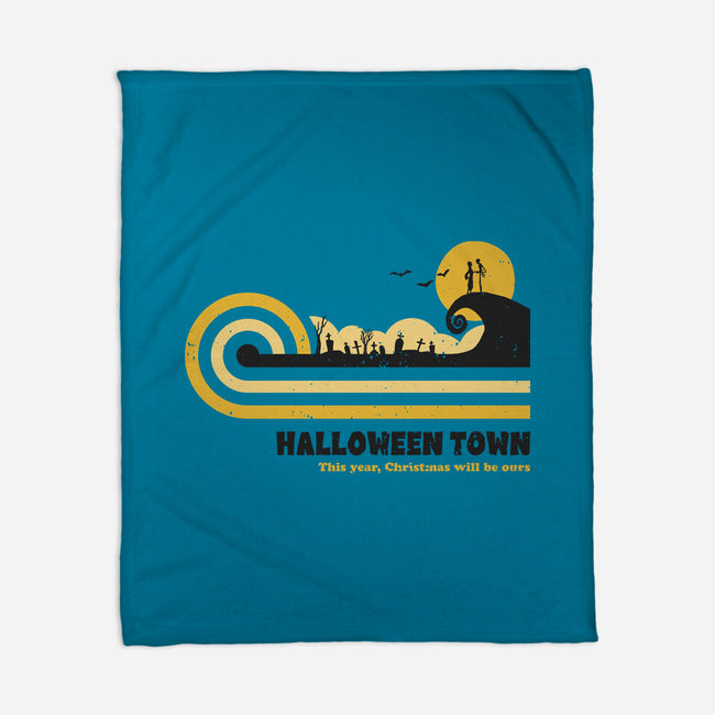 Retro Vintage Halloween-None-Fleece-Blanket-retrodivision