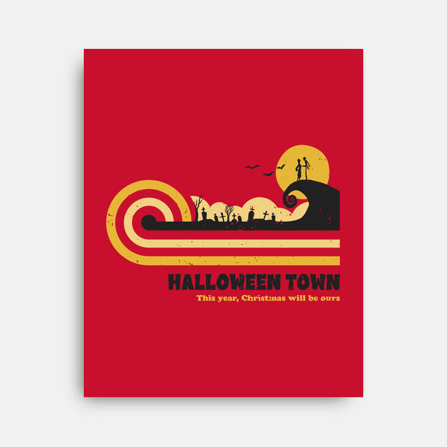 Retro Vintage Halloween-None-Stretched-Canvas-retrodivision