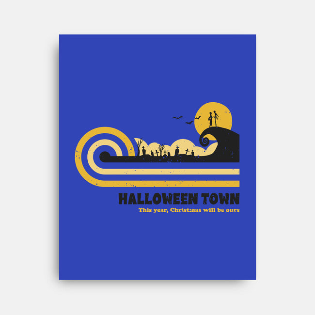 Retro Vintage Halloween-None-Stretched-Canvas-retrodivision