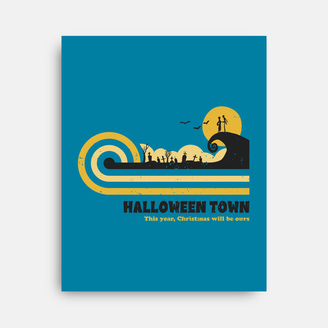 Retro Vintage Halloween-None-Stretched-Canvas-retrodivision