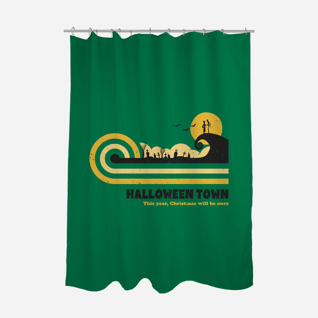 Retro Vintage Halloween-None-Polyester-Shower Curtain-retrodivision