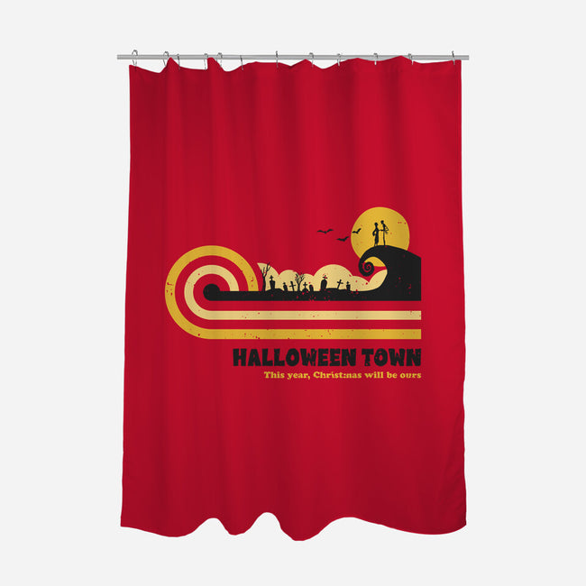 Retro Vintage Halloween-None-Polyester-Shower Curtain-retrodivision