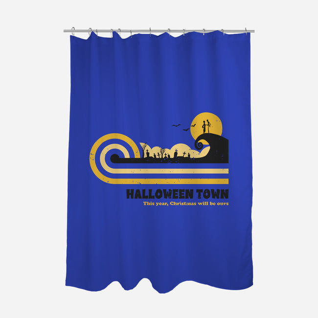 Retro Vintage Halloween-None-Polyester-Shower Curtain-retrodivision