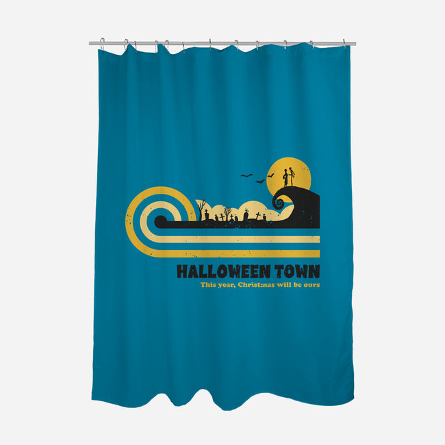 Retro Vintage Halloween-None-Polyester-Shower Curtain-retrodivision