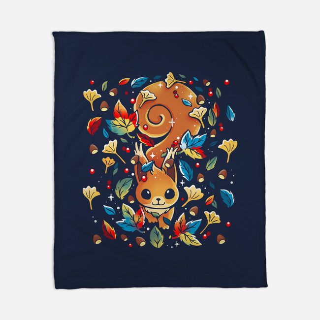 Squirrel Season-None-Fleece-Blanket-Vallina84