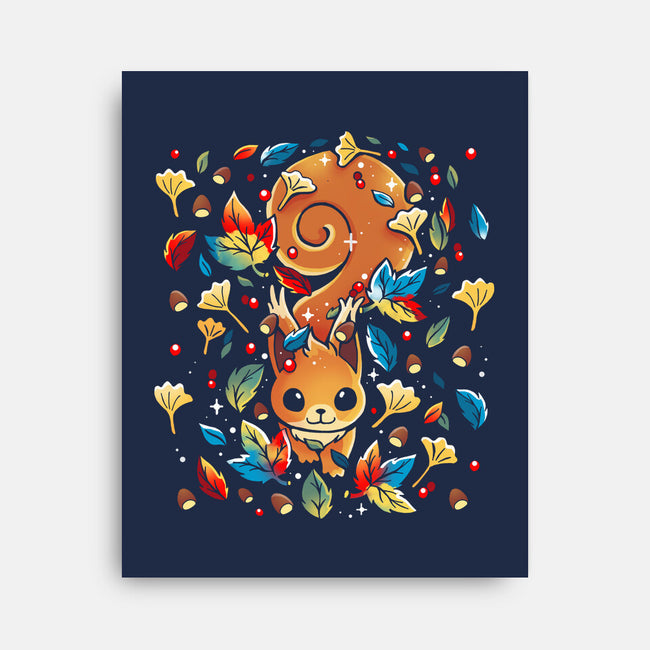 Squirrel Season-None-Stretched-Canvas-Vallina84