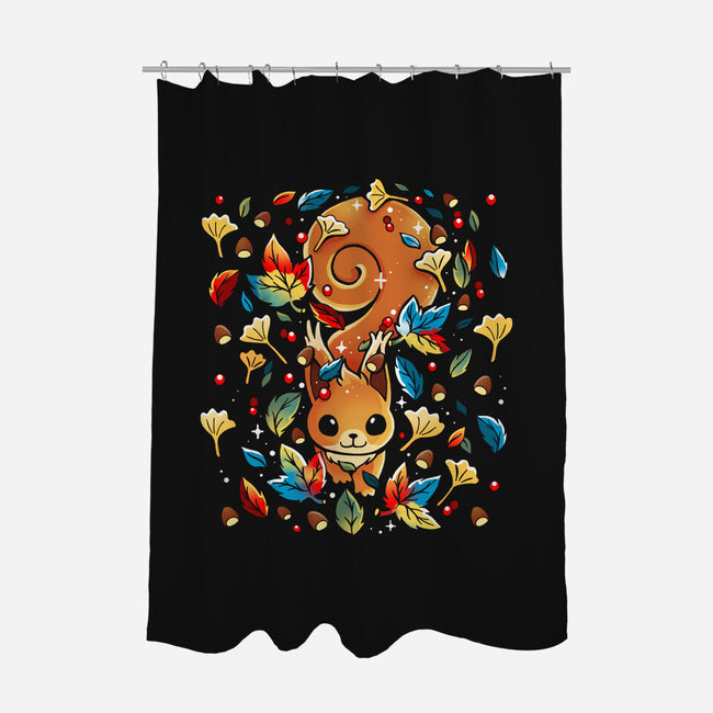 Squirrel Season-None-Polyester-Shower Curtain-Vallina84