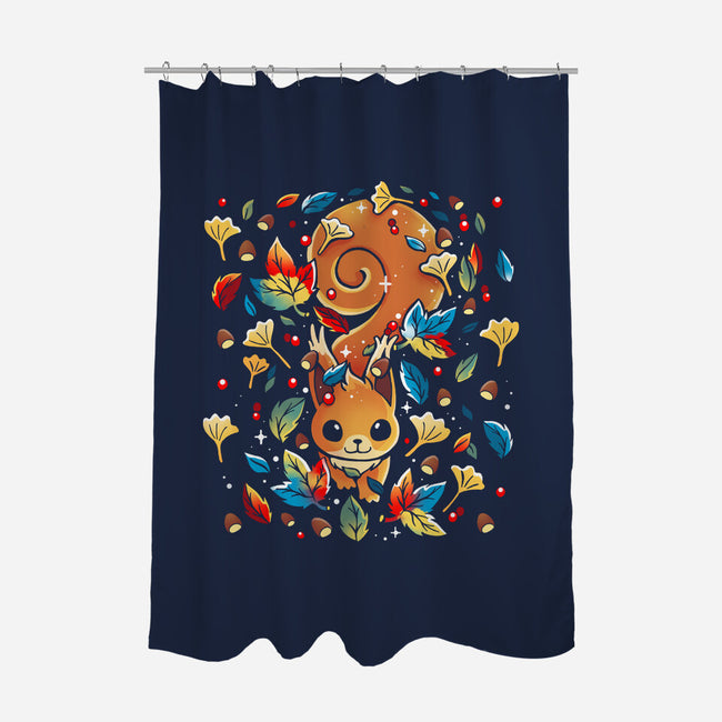 Squirrel Season-None-Polyester-Shower Curtain-Vallina84