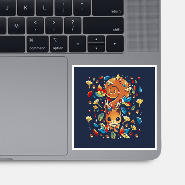 Squirrel Season-None-Glossy-Sticker-Vallina84
