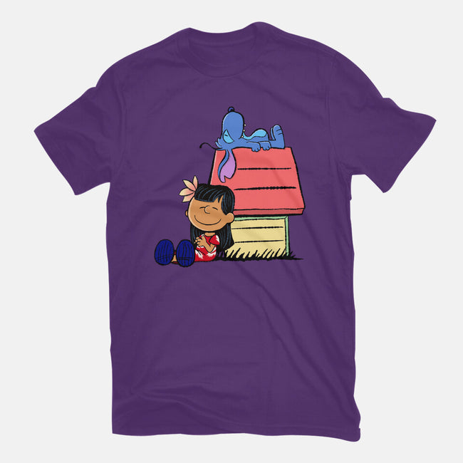 It Means Nobody Gets Left Behind-Womens-Fitted-Tee-DrawnByBryan