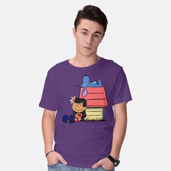 It Means Nobody Gets Left Behind-Mens-Basic-Tee-DrawnByBryan