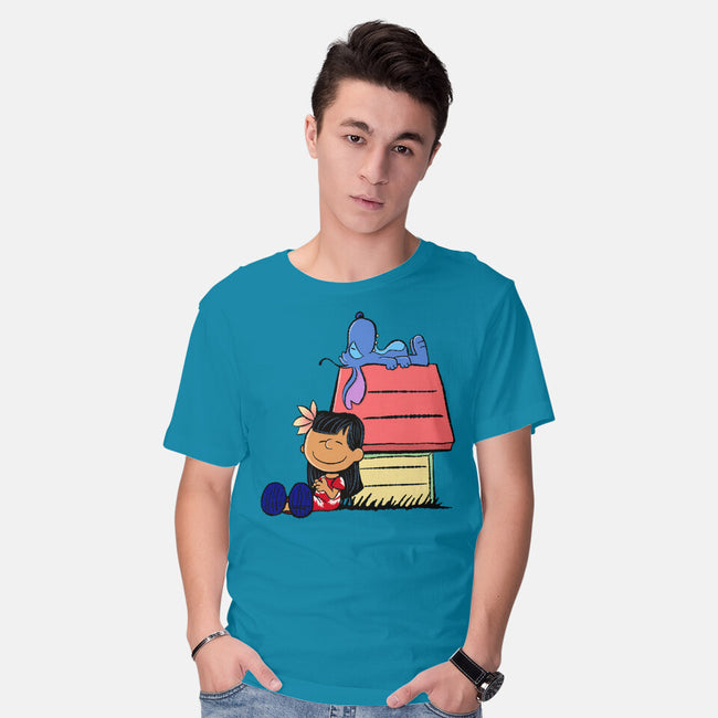 It Means Nobody Gets Left Behind-Mens-Basic-Tee-DrawnByBryan