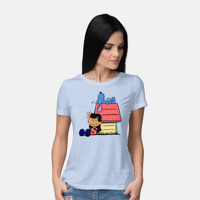 It Means Nobody Gets Left Behind-Womens-Basic-Tee-DrawnByBryan
