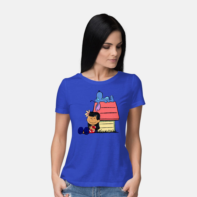It Means Nobody Gets Left Behind-Womens-Basic-Tee-DrawnByBryan