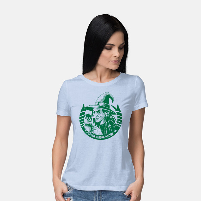 Witch’s Extra Strong Potion-Womens-Basic-Tee-Eoli Studio