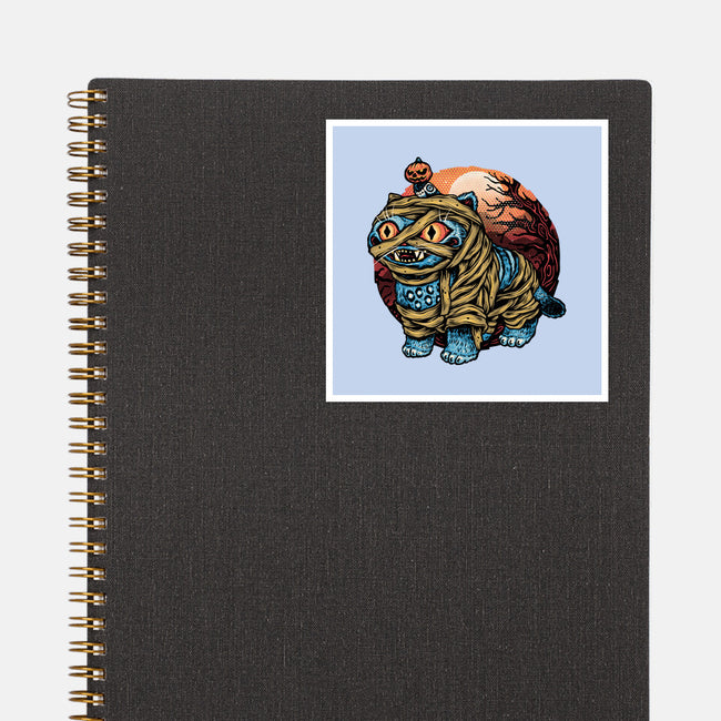 Derpy Mummy-None-Glossy-Sticker-glitchygorilla