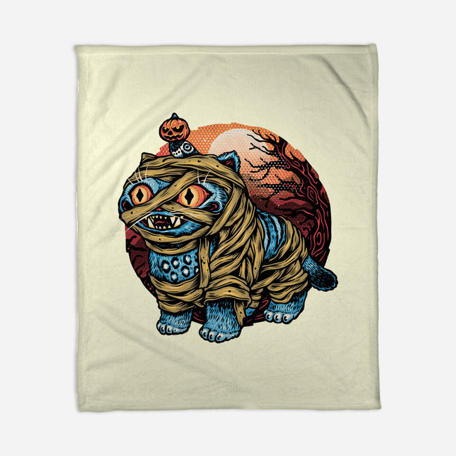 Derpy Mummy-None-Fleece-Blanket-glitchygorilla