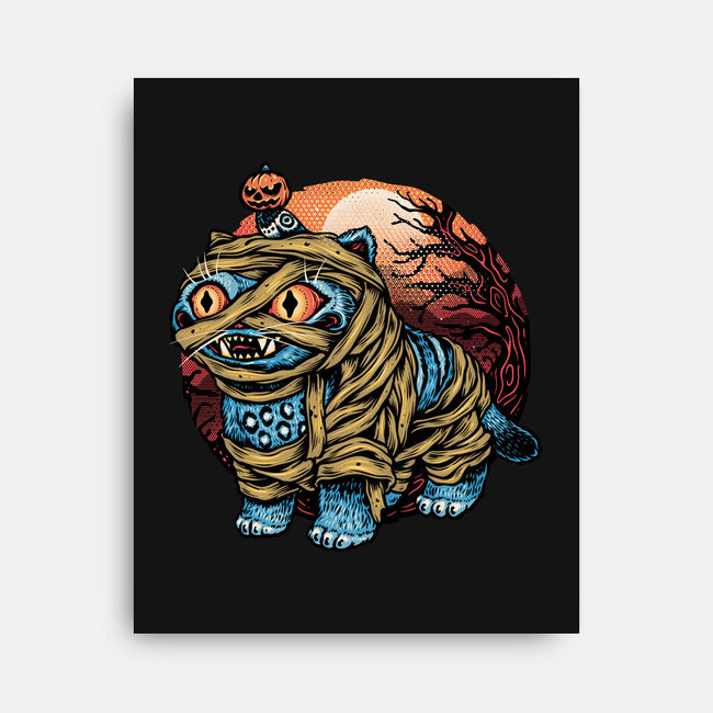Derpy Mummy-None-Stretched-Canvas-glitchygorilla