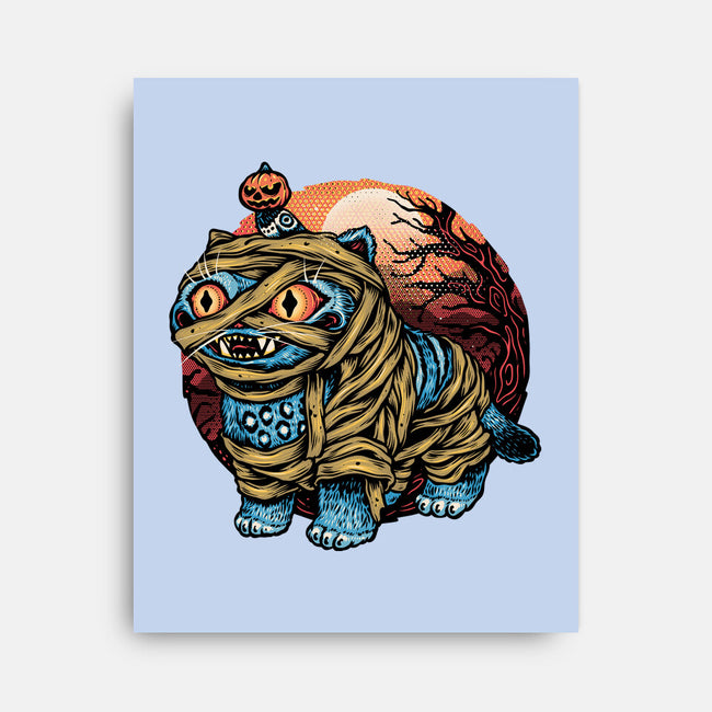 Derpy Mummy-None-Stretched-Canvas-glitchygorilla