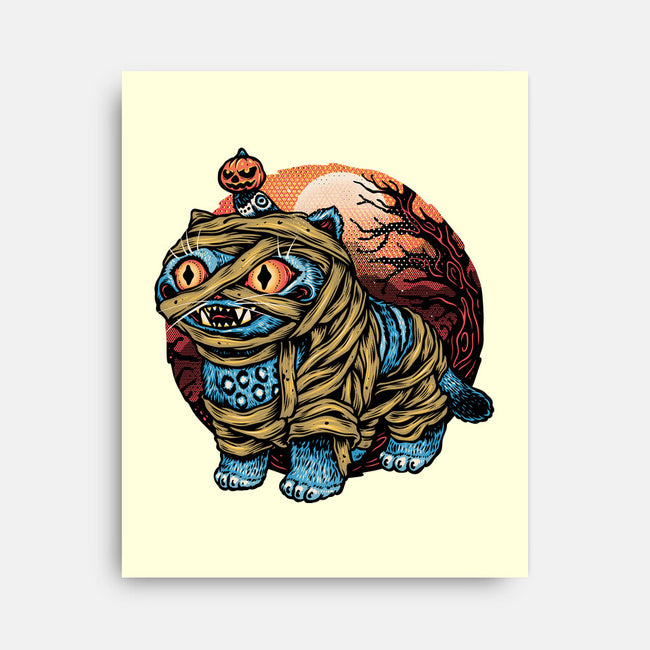 Derpy Mummy-None-Stretched-Canvas-glitchygorilla