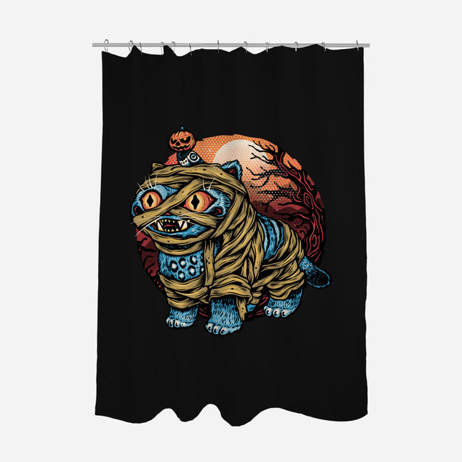 Derpy Mummy-None-Polyester-Shower Curtain-glitchygorilla