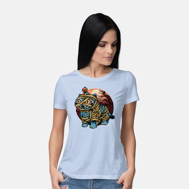 Derpy Mummy-Womens-Basic-Tee-glitchygorilla