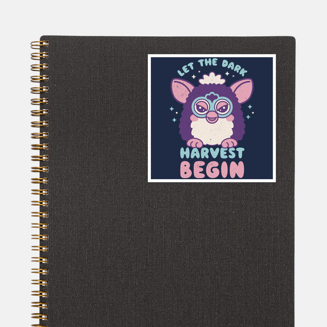 Let The Dark Harvest Begin-None-Glossy-Sticker-Nemons
