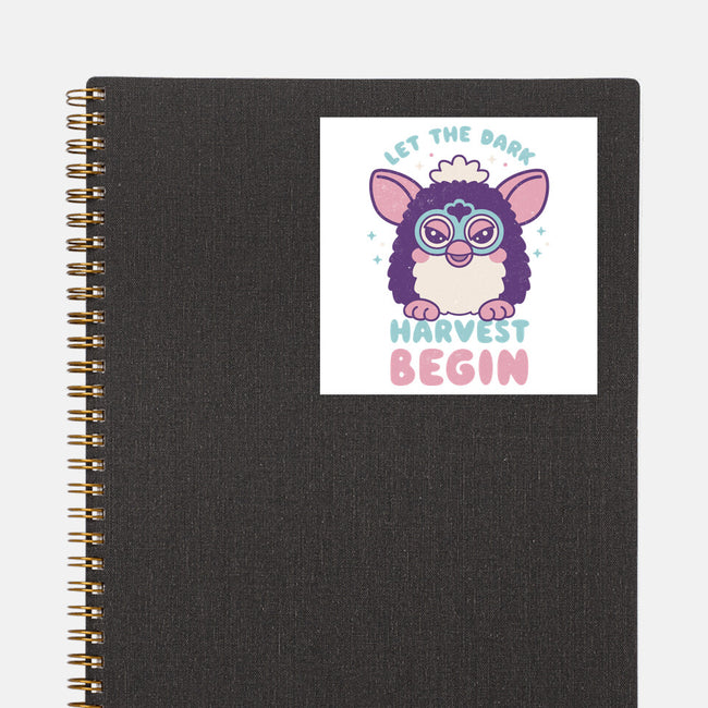 Let The Dark Harvest Begin-None-Glossy-Sticker-Nemons