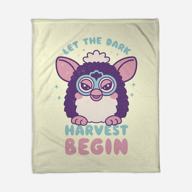 Let The Dark Harvest Begin-None-Fleece-Blanket-Nemons