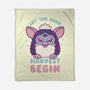 Let The Dark Harvest Begin-None-Fleece-Blanket-Nemons