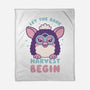 Let The Dark Harvest Begin-None-Fleece-Blanket-Nemons