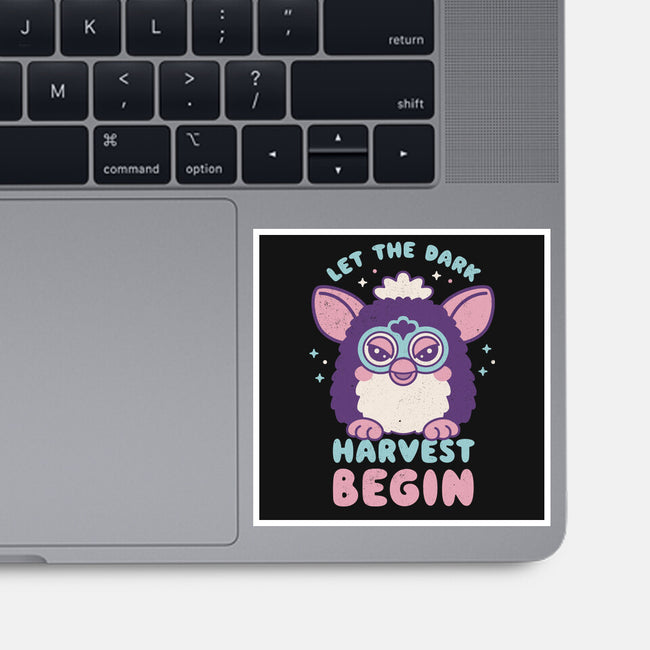 Let The Dark Harvest Begin-None-Glossy-Sticker-Nemons