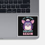 Let The Dark Harvest Begin-None-Glossy-Sticker-Nemons
