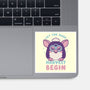 Let The Dark Harvest Begin-None-Glossy-Sticker-Nemons